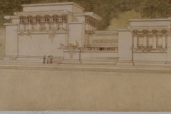 Frank Lloyd Wright (American, 1867–1959). Unity Temple, Oak Park, Illinois. 1905–08. Perspective from the west