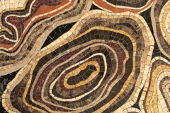 Geode stone mosaic