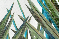 Mod Palm jewel glass mosaic, designed by Joni Vanderslice for New Ravenna