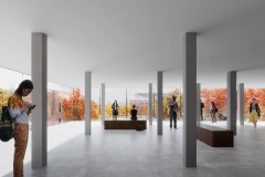 Lobby, Brown University Performing Arts Center, REX