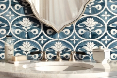 Beatrice jewel glass mosaic