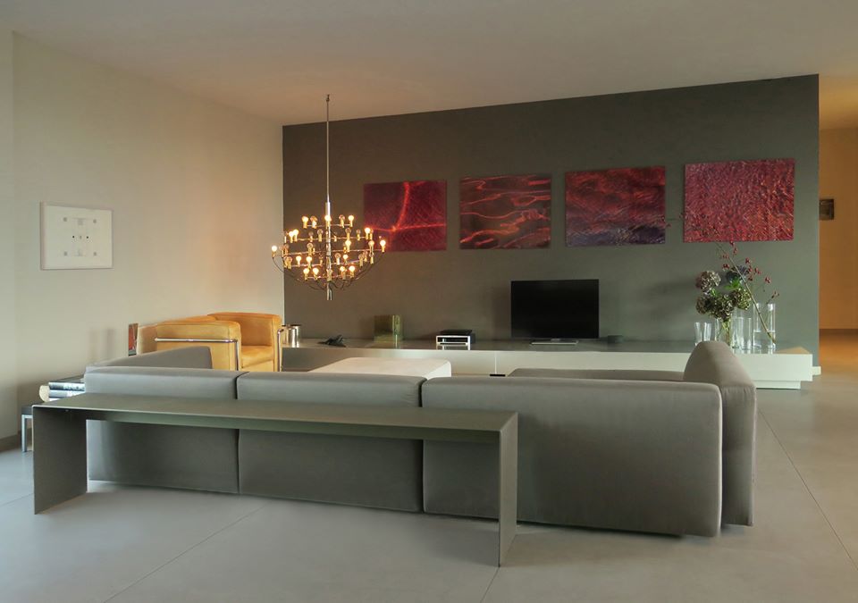 Living Area,  Cologne Penthouse by Oliver Weirich; Photo by Paul Clemence