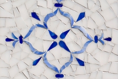 Fleur Delft glass mosaic