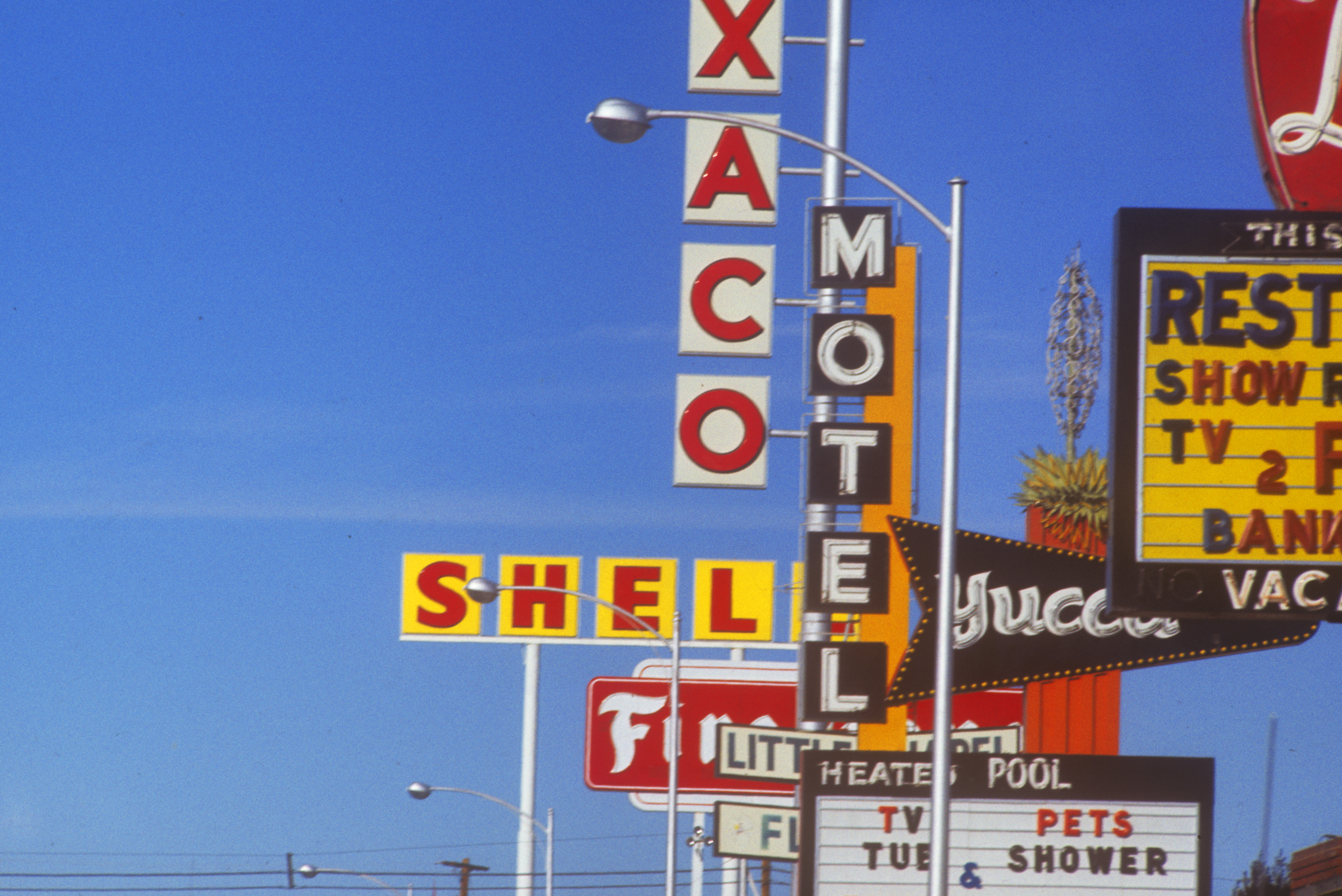 The Las Vegas Strip, 1968 Photo by Denise Scott Brown, courtesy of Venturi, Scott Brown and Associates, Inc.
