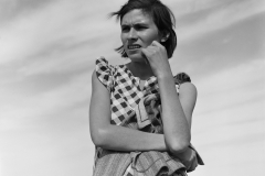 Dorothea Lange. Untitled (Oklahoma Mother in California), 1937. Archival pigment print. © The Dorothea Lange Collection, the Oakland Museum of California, City of Oakland, Gift of Paul S. Taylor