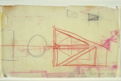 I. M. Pei, Design sketch for the East Building, fall 1968.