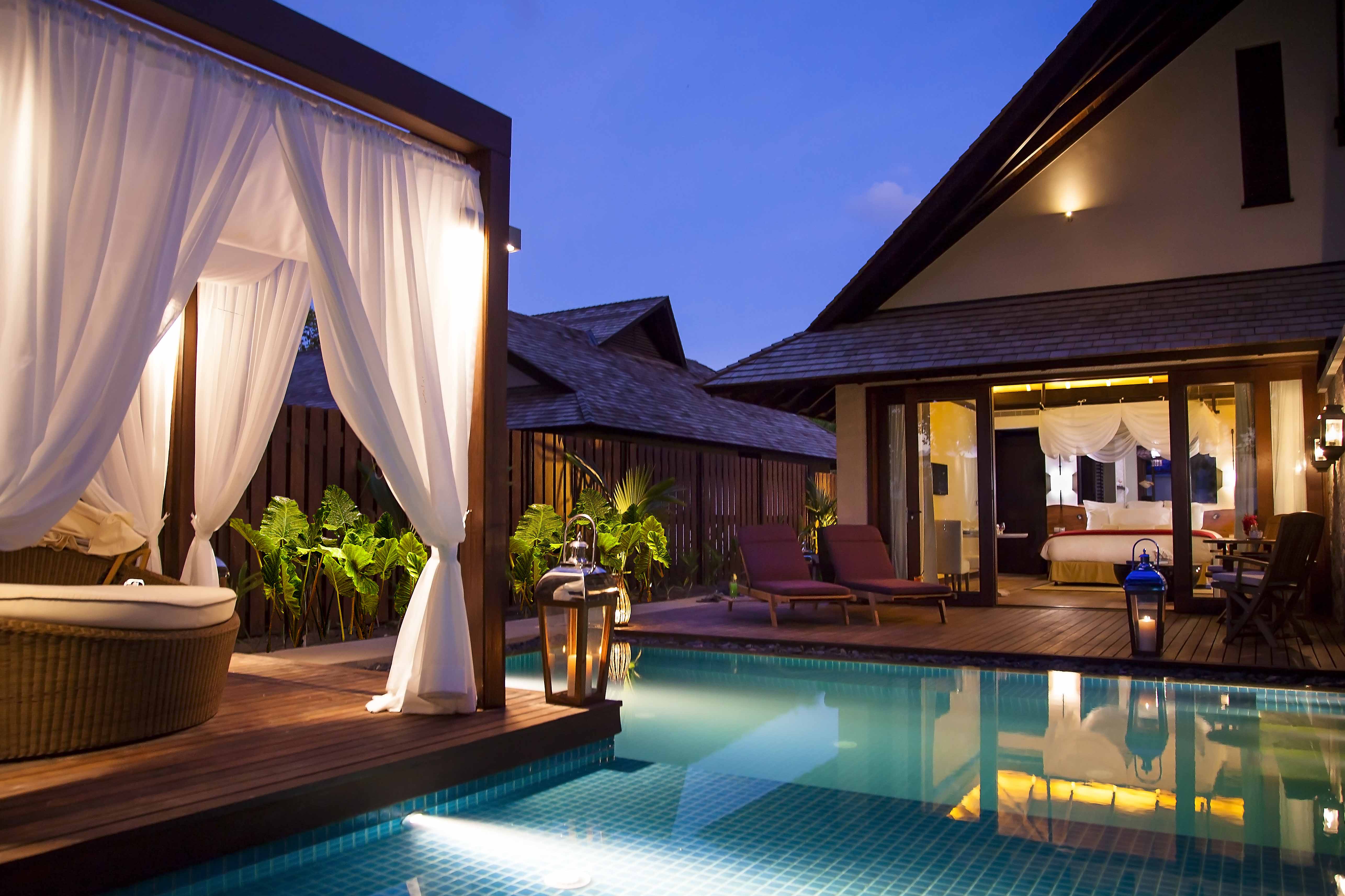 Seychelles, Beach Villa and Pool Terrace, Gerry O'Leary