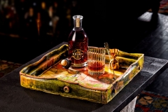 Artist Damian Aquiles: Luxury Bar Trays for FACUNDO Rum Collection