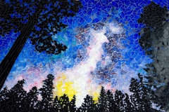 Erica Dennison, Master Mosaicist, "Milky Way" 16" x 24"