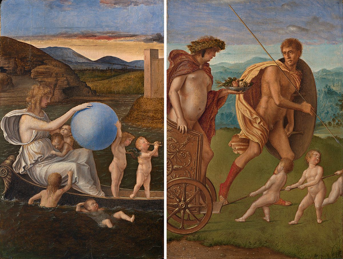 Bellini, Allegories of Fortune, Melancholy and Perserverance