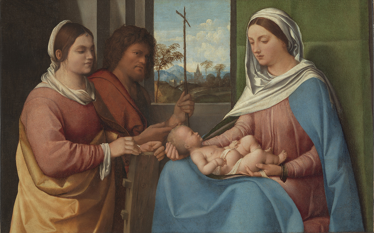 Giorgione, Madonna and Child with Saints Catherine and John the Baptist