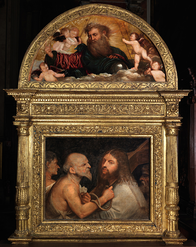 Giorgione, Cristo portacroce, sala albergo, Scuola Grande di San Rocco, Venezia