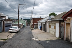 Neighborhood above steel mill, Bethlehem, Pennsylvania 2006