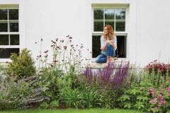 Sitting in a window at America Farm and counting my blessings, which are many.