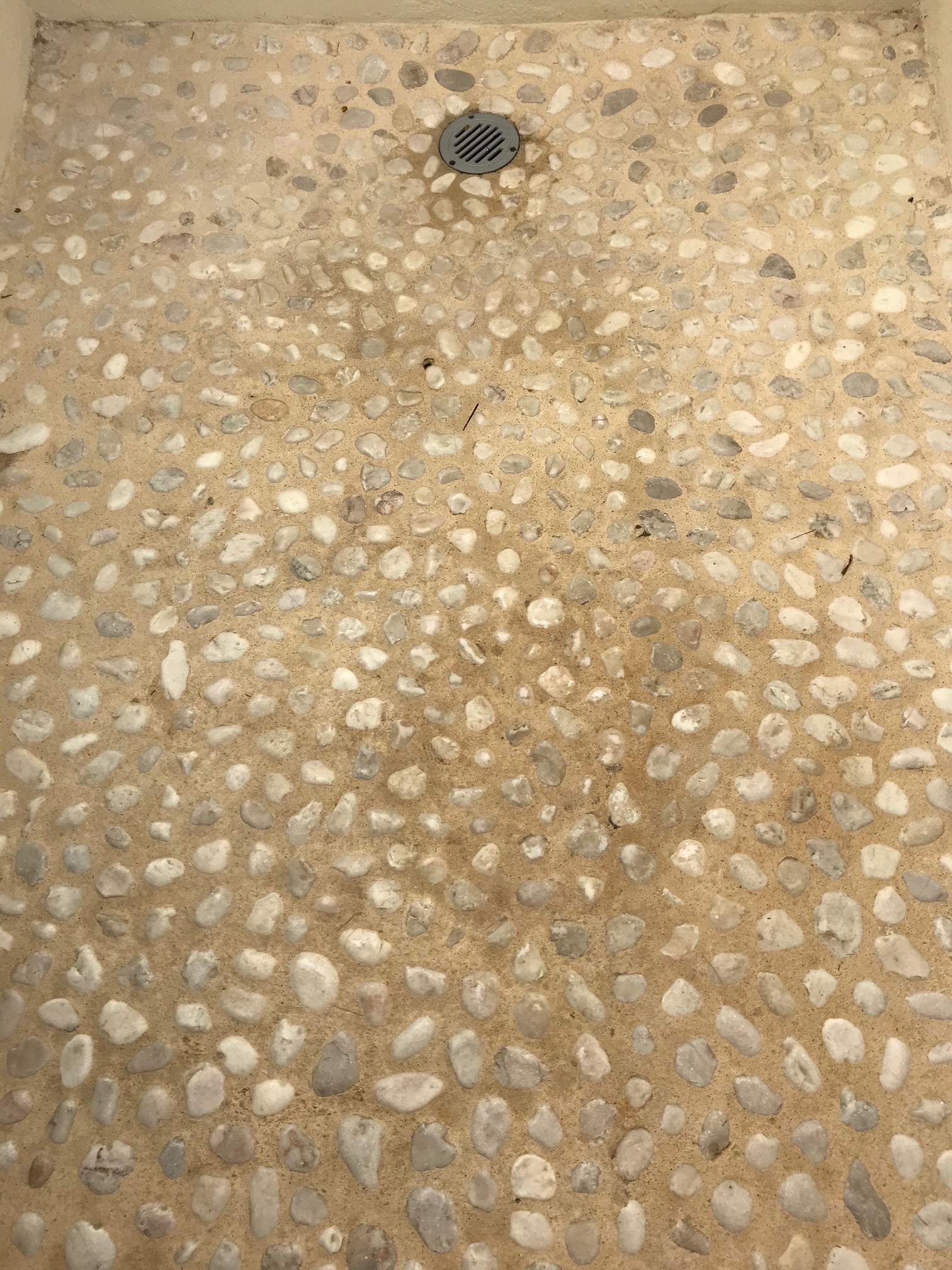 Pebbled Shower Floor, Mahekal Resort, Mexico