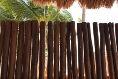 Polished Mesquite Partition, Mahekal Resort, Mexico
