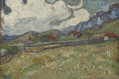 Vincent van Gogh (Dutch, 1853–1890). The Wheat Field behind St. Paul’s Hospital, St. Rémy, 1889. Oil on canvas, 9 1/2 x 13 1/4 in. Virginia Museum of Fine Arts, Richmond, Collection of Mr. and Mrs. Paul Mellon, 83.26. Image © Virginia Museum of Fine Arts. Photo: Katherine Wetzel