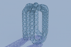 Biomimicry - Inspired by the Venus Flower Basket sea sponge, this rendering of the stool designed by Humanscale's Jacob Turetsky minimizes material use through additive manufacturing. © Humanscale