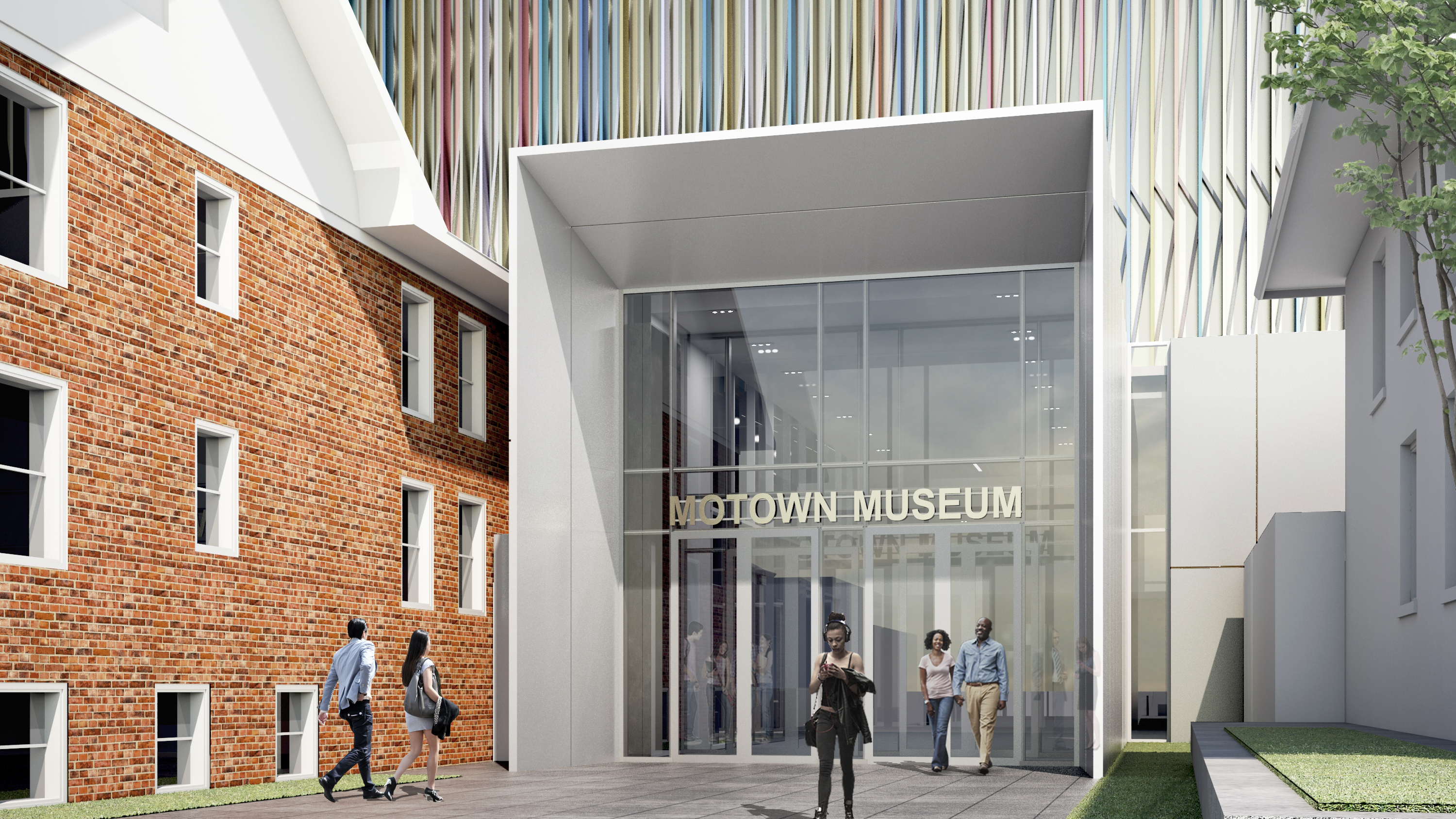 Motown Museum, Main Entry; Perkins+Will