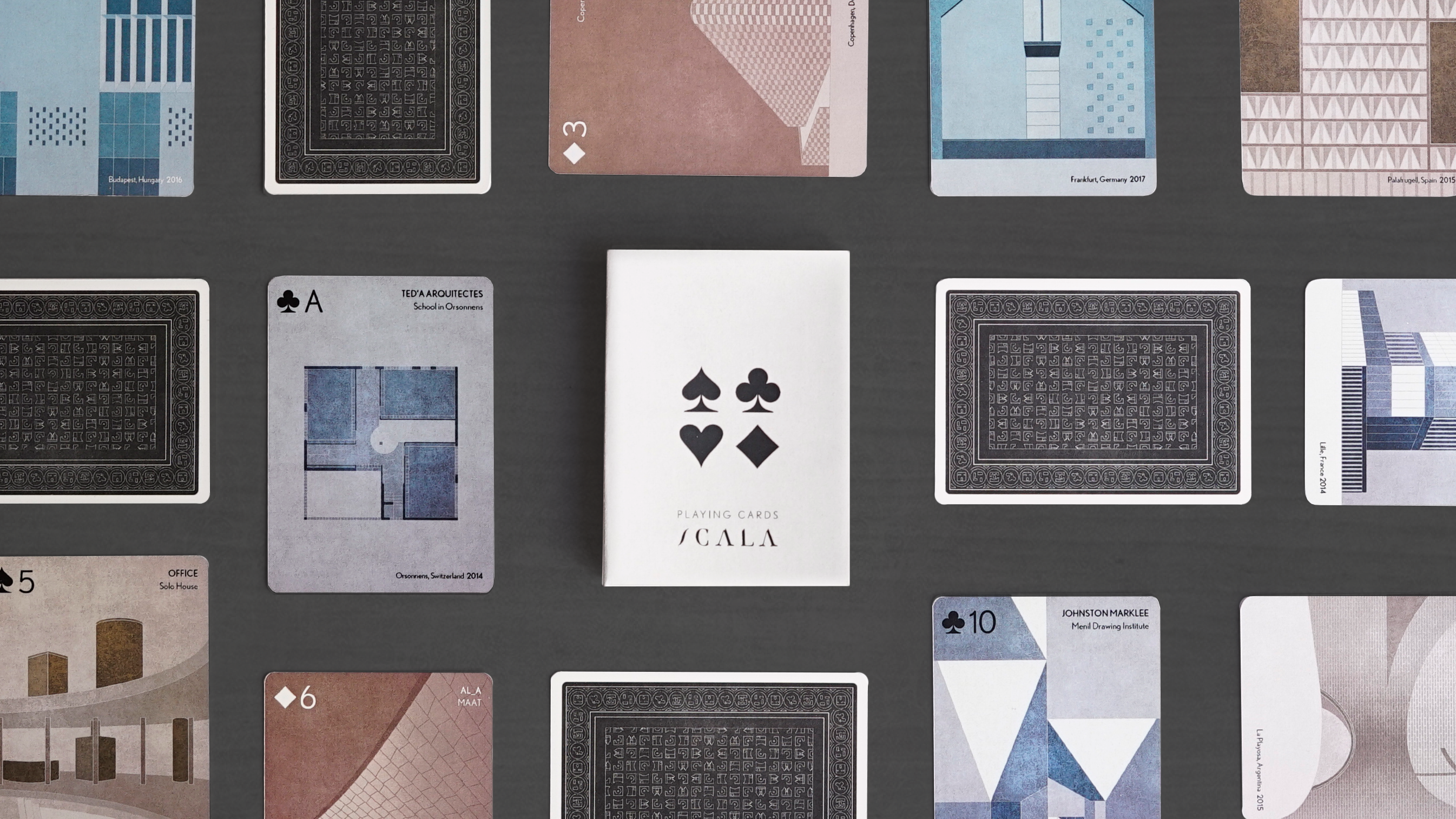 SCALA · Architecture Playing Cards · Second Edition by Arquitectura a contrapelo