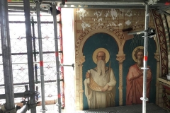 Saint Germain des Prés: Damaged Frescos