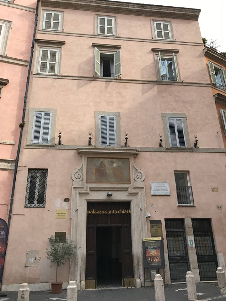 Third Floor, Center Window, Santa Chiara