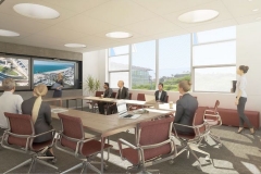 Interior Meeting Room, Santa Monica City Services Building, Frederick Fisher and Partners
