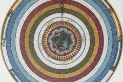 Ptolemy's Cosmos, Stone Mosaic, Sasha Bikoff Ptolemy's Cosmos, Stone Mosaic, Sasha Bikoff