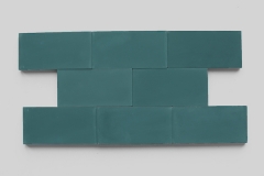 Shapes from clé: Solid Rectangle. Subway Powder, Teal