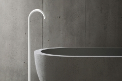 VOLA Floor-mounted bath-filler, Matte White
