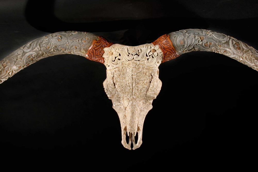 Jenny Booth, Skull with curved horns
