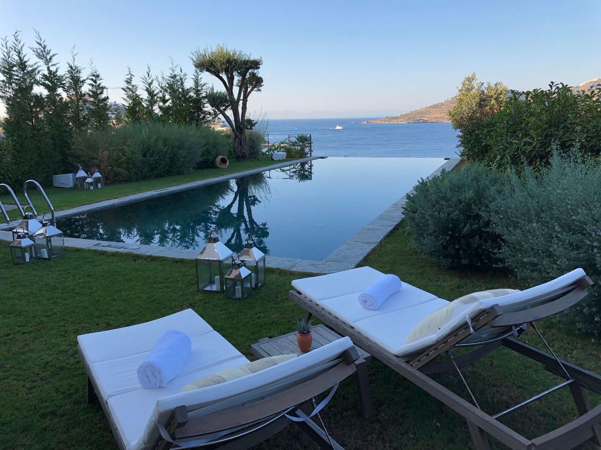 The Bodrum EDITION is near the remote Turkish city of Bodrum, overlooking the Aegean Sea.