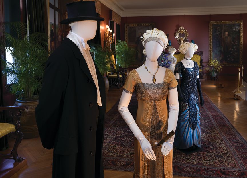 And in Edwardian context at that – for "Glamour on Board" at Biltmore in the Blue Ridge Mountains of North Carolina, where 53 costumes from the film are now on display.