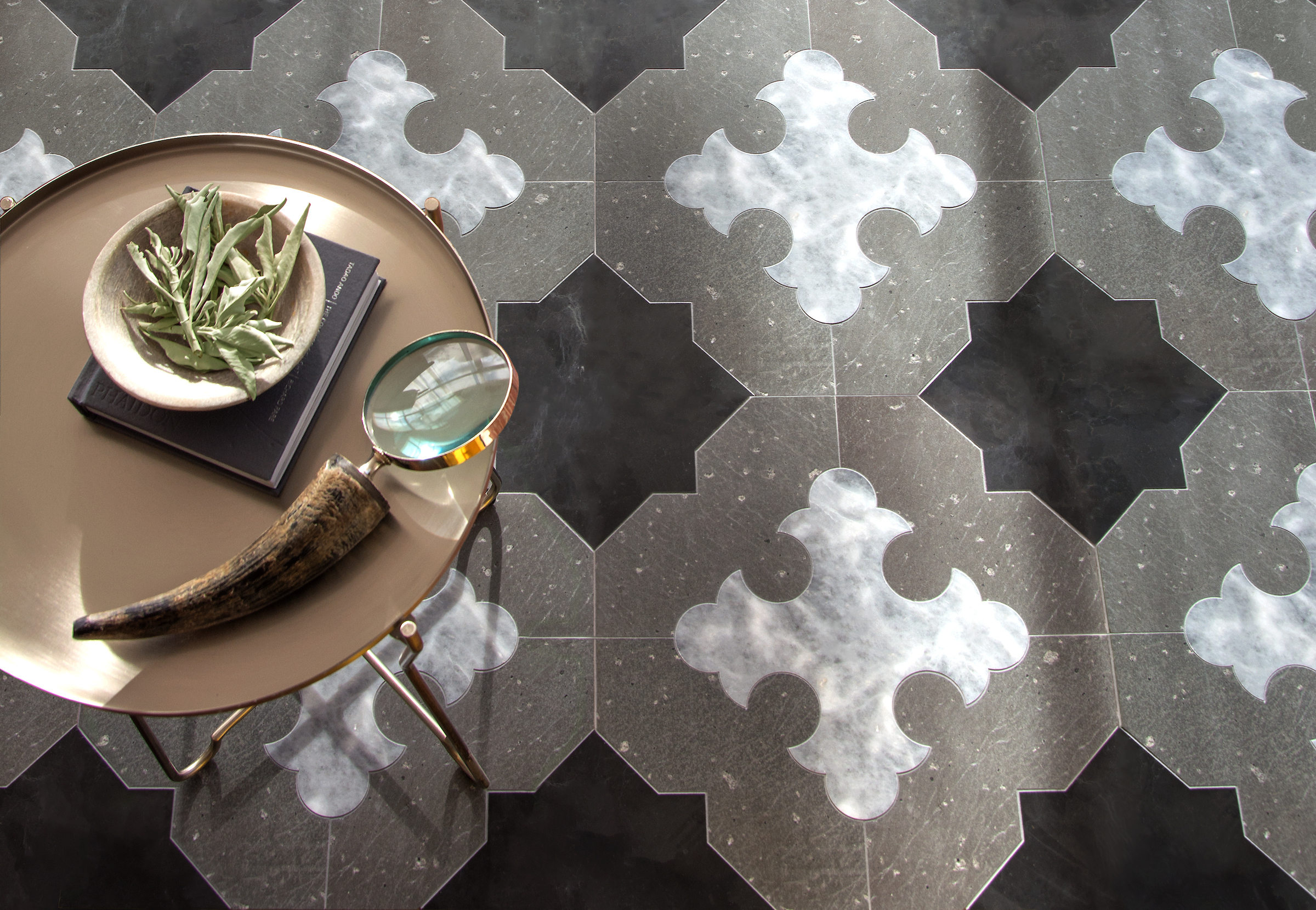 A symbiotic relationship between Schatz and New Ravenna’s new creative director, Cean Irminger, has yielded 20 new mosaic designs for the Miraflores Collection.