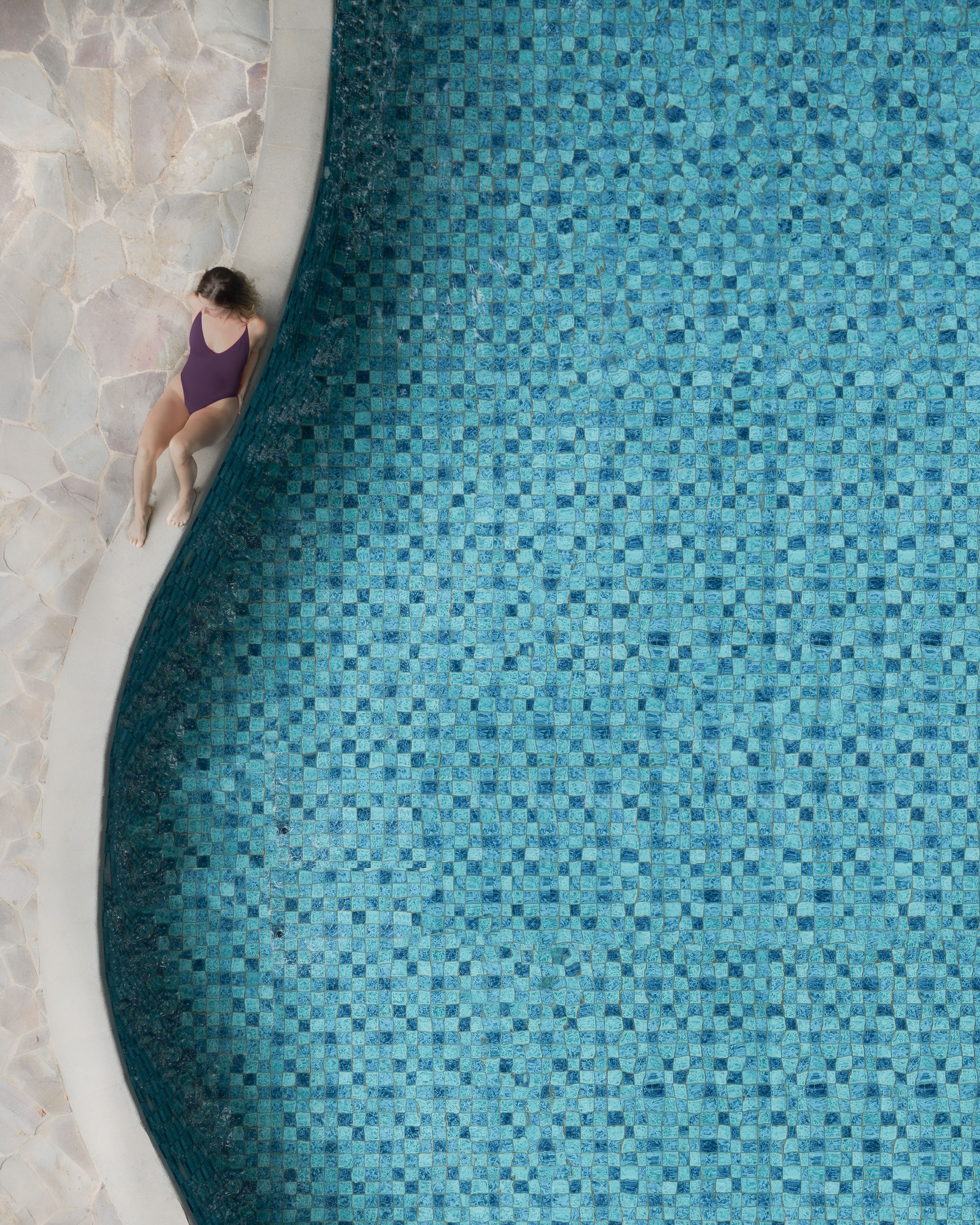 Brad Walls recently released a new series of photos – an ode to the beauty found in the shapes, colors, and textures of swimming pools.