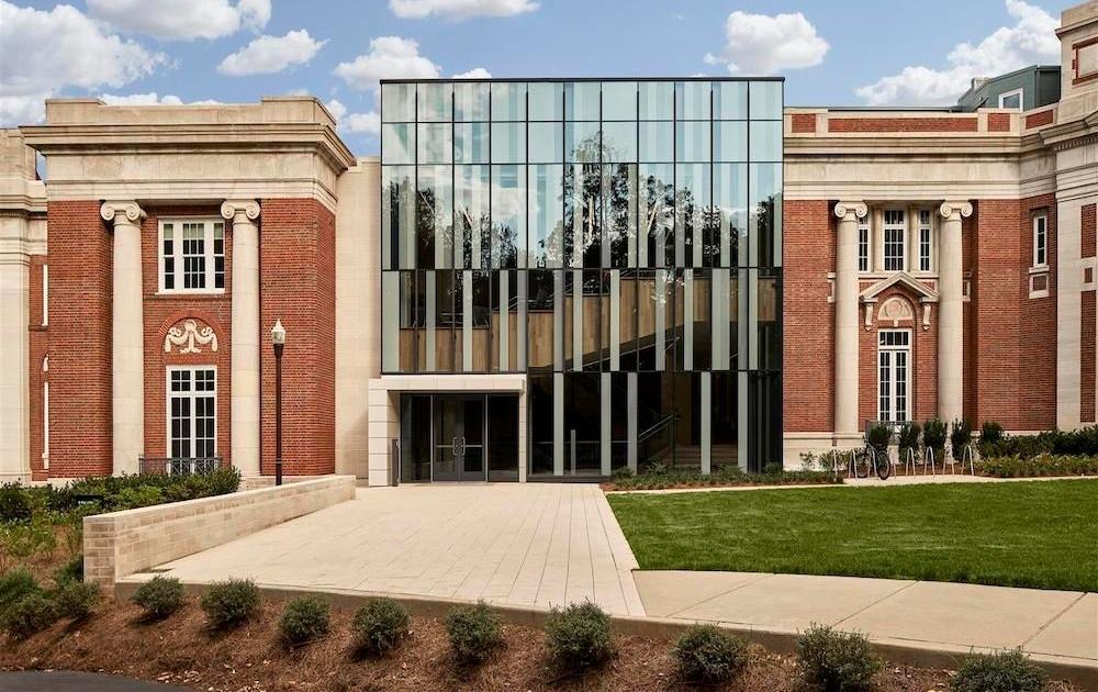 Not only have they been restored carefully by SGA’s Higher Education Group, they’ve also been linked with a 16,000-square-foot, jewel-box of a connector