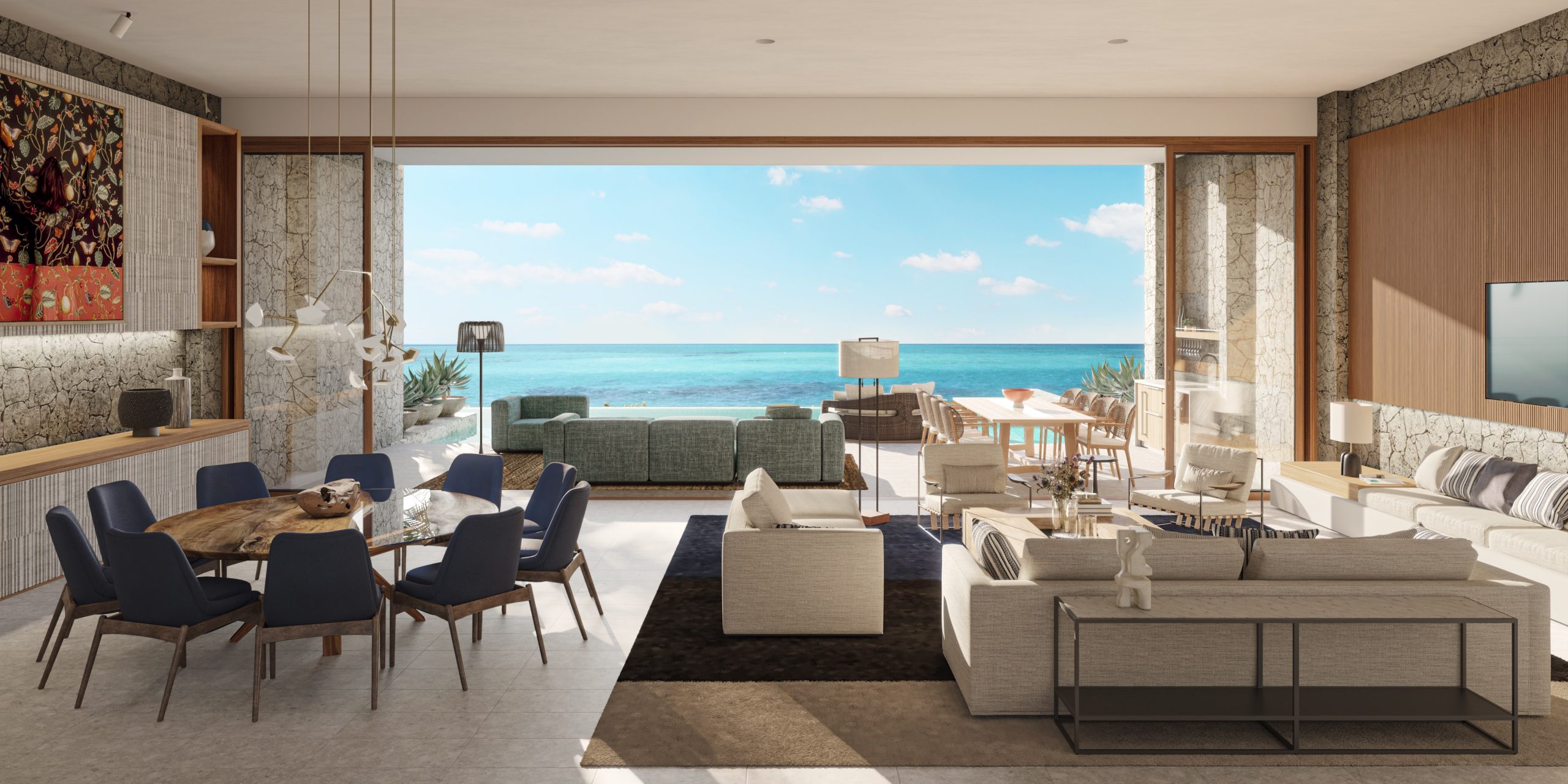 That means just 46 homes on 19 acres, all with views of Cooper Jack Bay from every room. Add a marina, a low-tide beach, another 500-by-80-foot manmade beach, and nine villas with their own private grotto beaches – and it’s a whole new world.