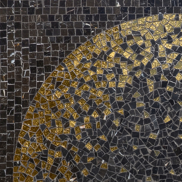 Soleil stone water jet mosaic
