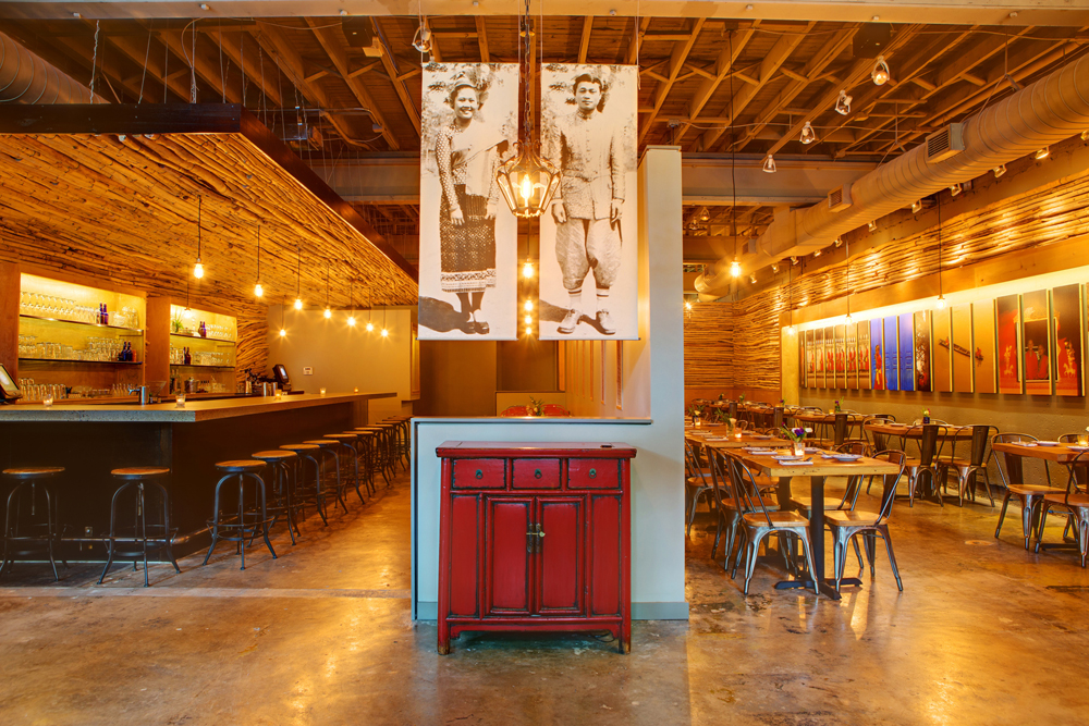Interior, food, and principal photos of Bida Manda Laotian Restaurant and Bar in Raleigh NC. Owner Vansana Nolintha