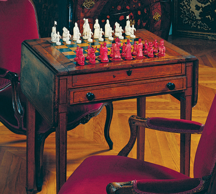 t featured one of the world’s most intriguing board games, once owned by two of history’s most intriguing men: