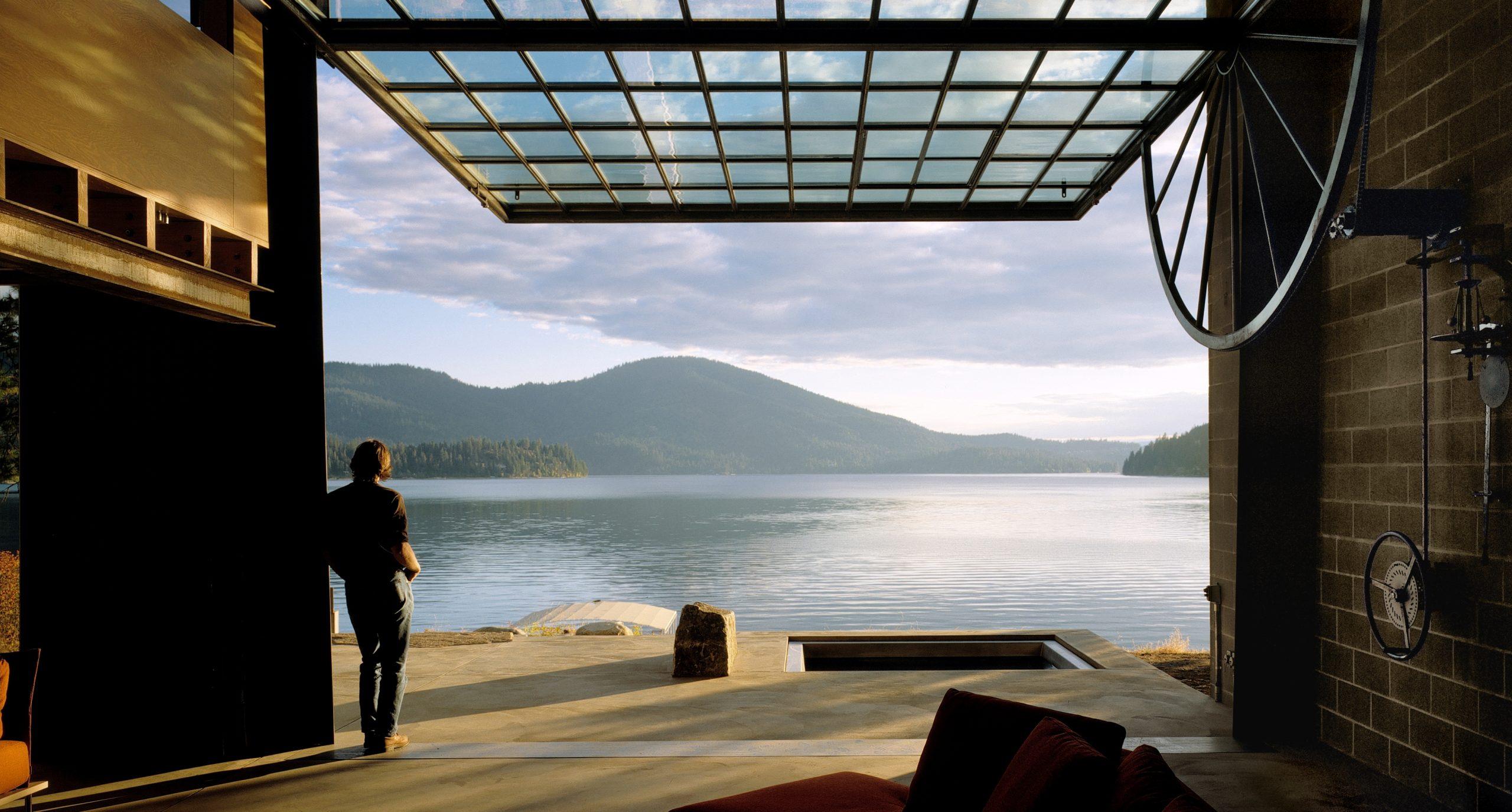 “I like the way the house opens up the outside,” says Tom Kundig, design principal at the Seattle firm.