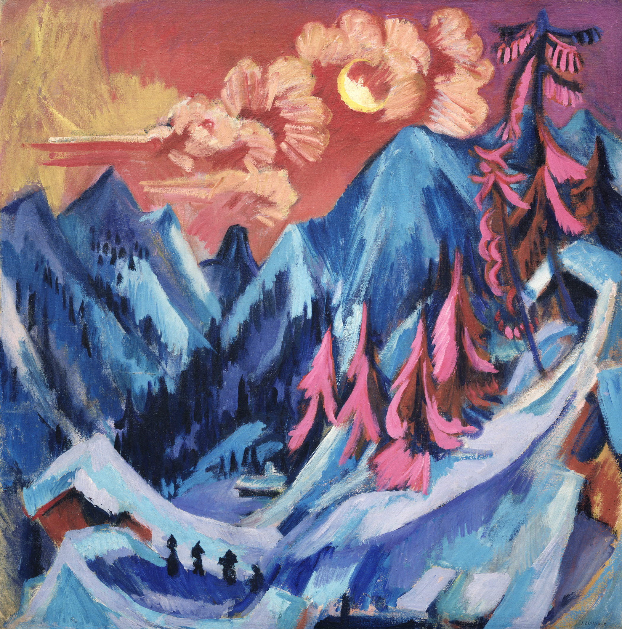 Kirchner Winter Landscape