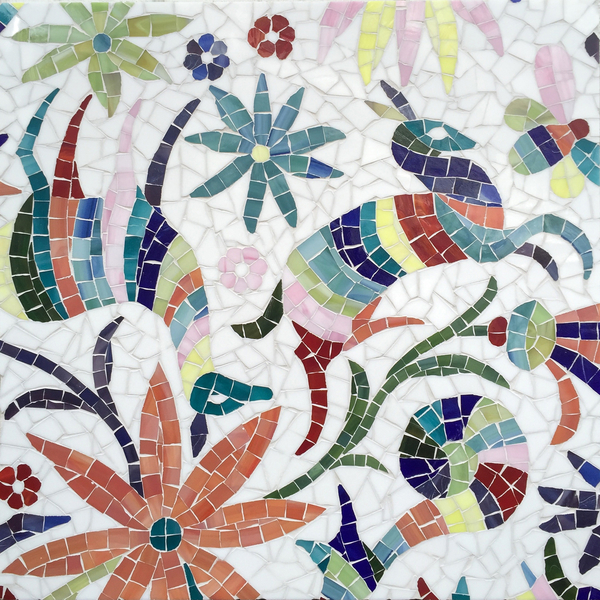 Otomi jewel glass mosaic
