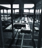 Stairwell to the Dutch Quadrangle from the Academic Podium at SUNY, Albany.credit: Special Collections and Archives, University at Albany, SUNY