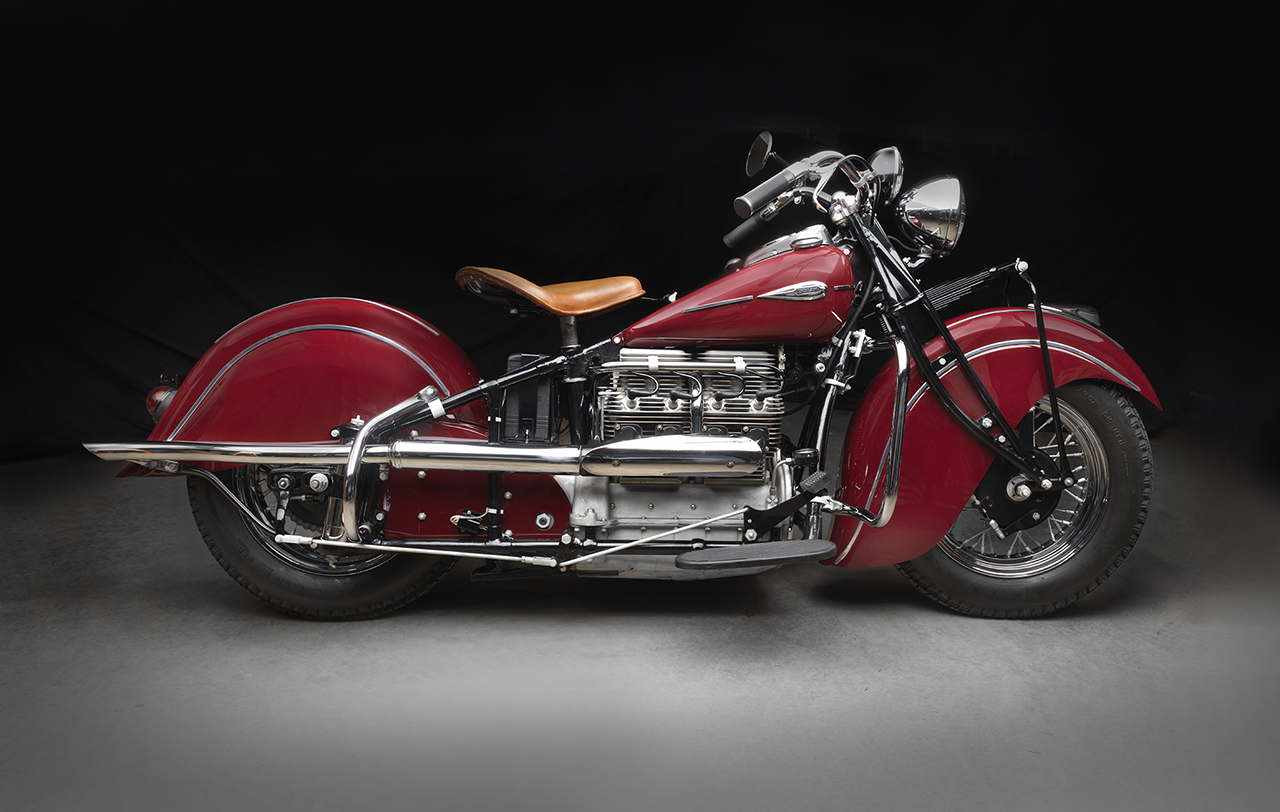 Indian 441 Series 4-Cylinder Motorcycle, 1941